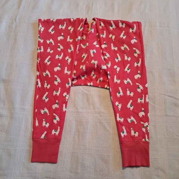 Mini Boden girls size 12 years llama pajama pants red with white llama's, new - Picture 6 of 7